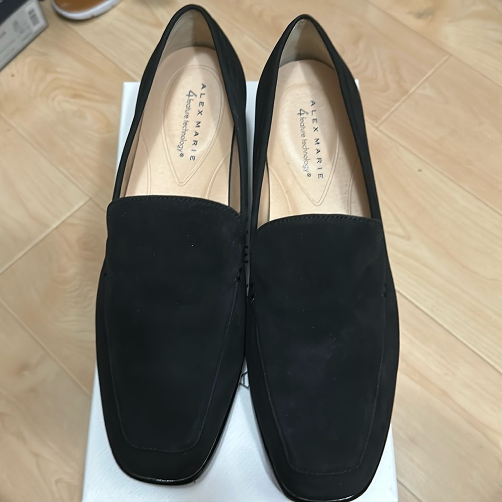 Alex Marie black loafers. Like new.  No tags. 9.5 wide .